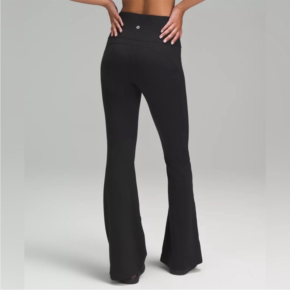 lululemon athletica Groove Super-High Rise Black Flare Pants